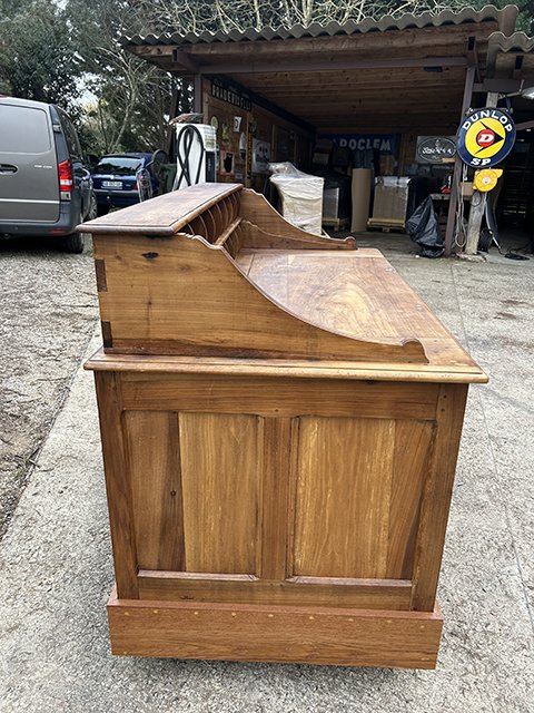 Ancien bureau à gradin de Banque début 19eme -photo-3