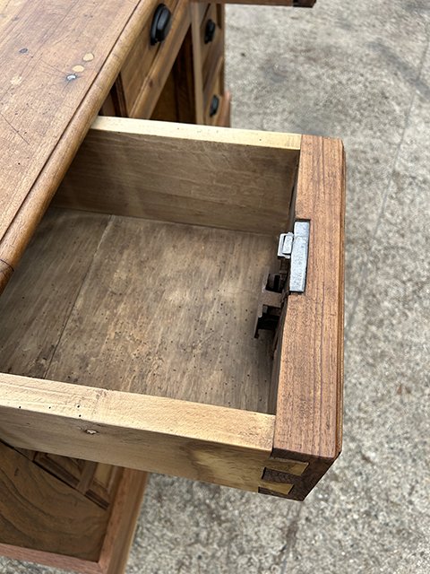 Ancien bureau à gradin de Banque début 19eme -photo-7