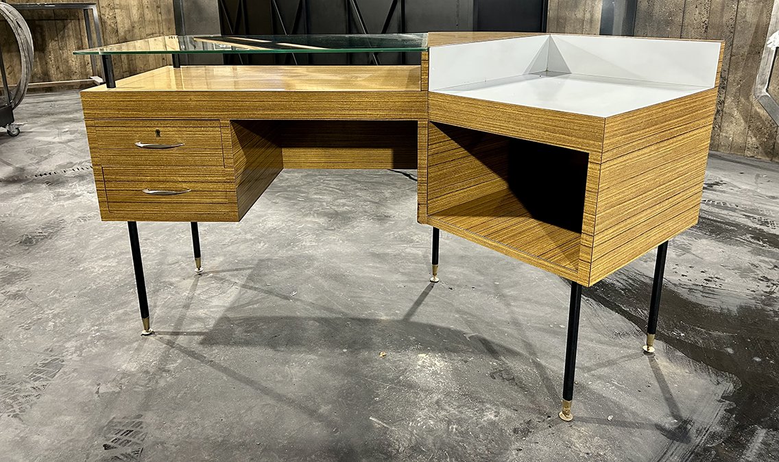 Bureau d'angle DLG Jacques Hitier 1960-photo-2