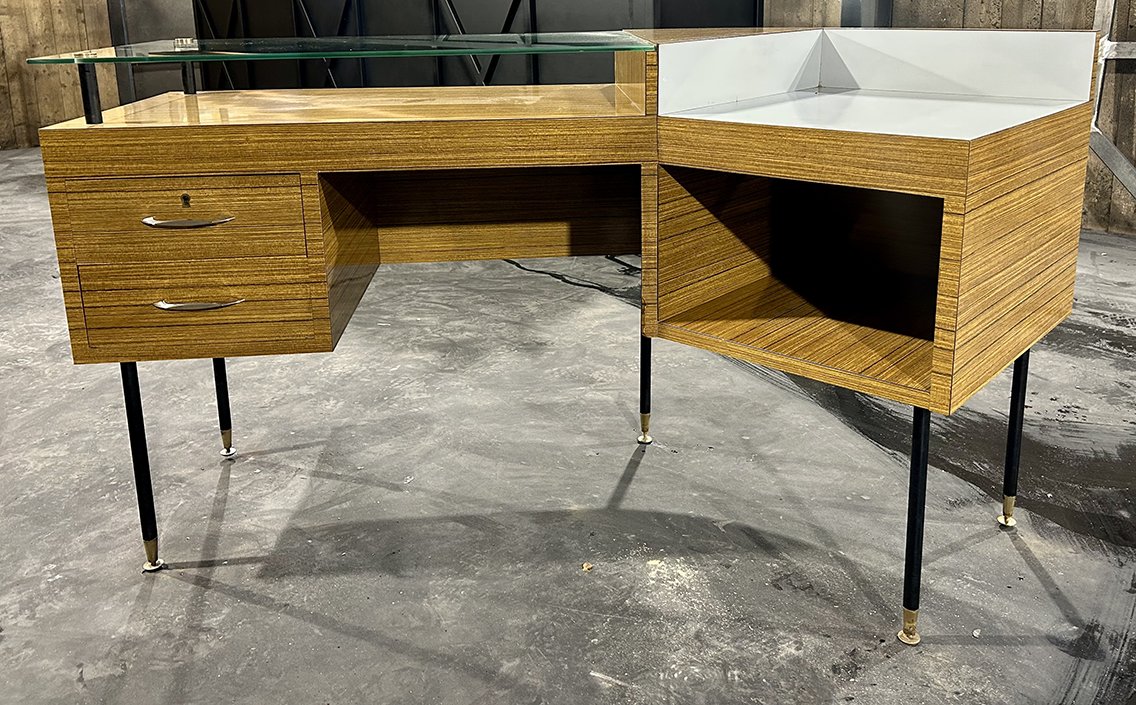 Bureau d'angle DLG Jacques Hitier 1960-photo-3