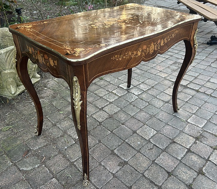 Bureau style Louis XV 19ème Siècle-photo-2