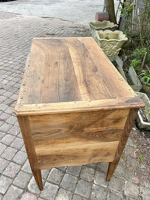 Commode style Louis XVI Noyer massif-photo-6