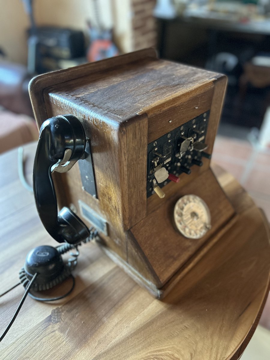 Vintage Telephone Switchboard From The 1960s-photo-4