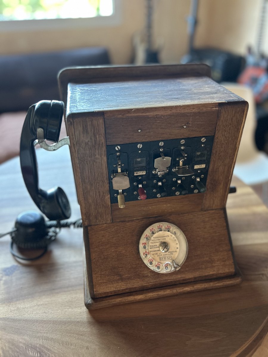 Vintage Telephone Switchboard From The 1960s