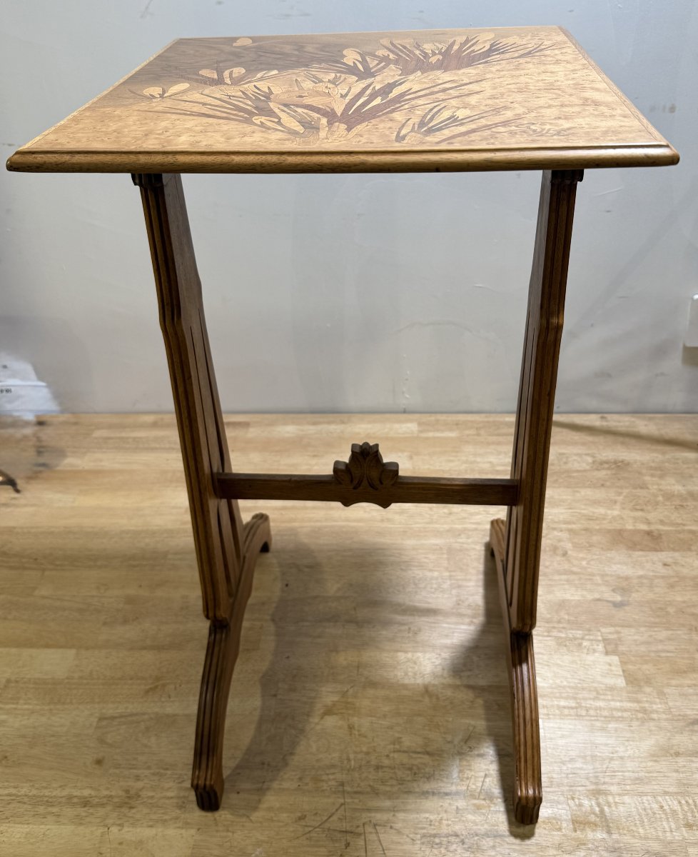 Réunion de deux tables Ateliers Gallé datant des années 30-photo-1