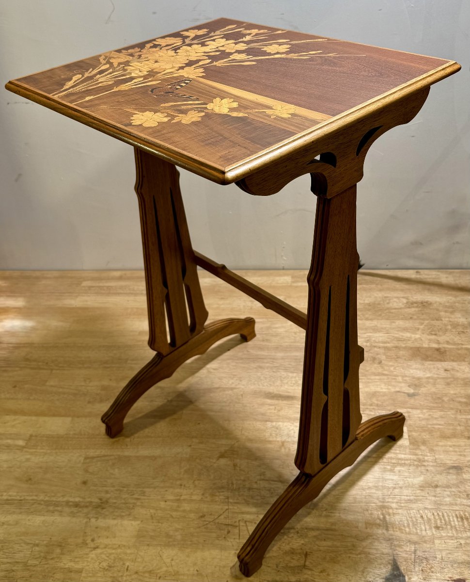 Réunion de deux tables Ateliers Gallé datant des années 30-photo-2