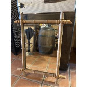 Miroir style bambou 1900  
