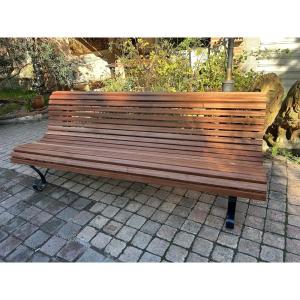 Banc piètement Rosace acier 1960