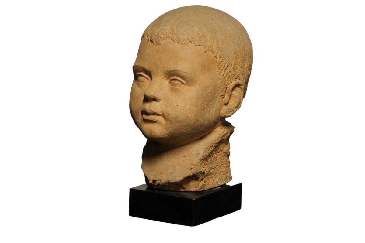 Child's Head Sculpture-photo-2