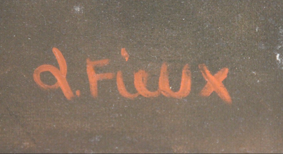 Painting Artists Ludwine Fieux (1950 - 2016)-photo-3