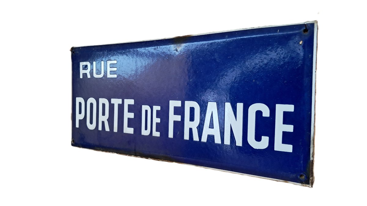  Antique Enamel Street Sign-photo-3