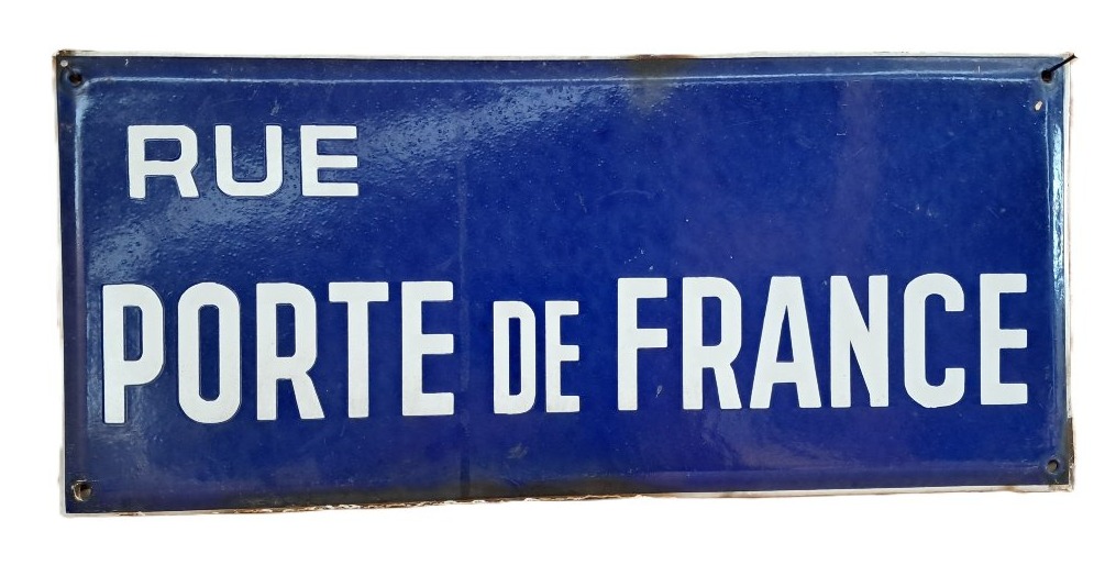 Antique Enamel Street Sign-photo-2