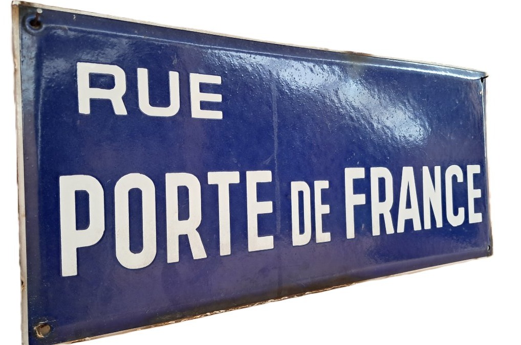  Antique Enamel Street Sign