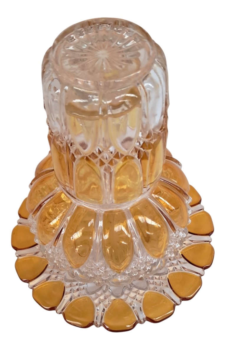 Ensemble de toilette en cristal Val Saint Lambert.-photo-2