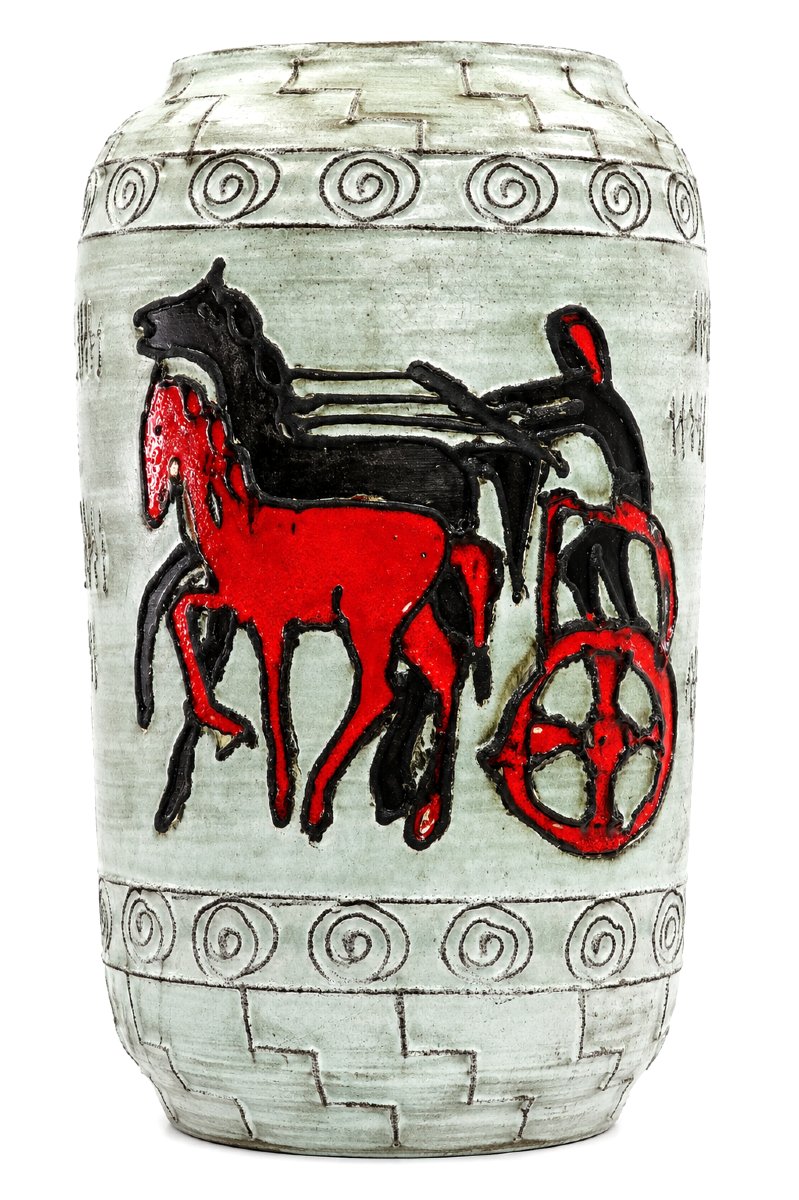 Grand vase vintage en céramique est un modèle  de Scheurich-photo-2
