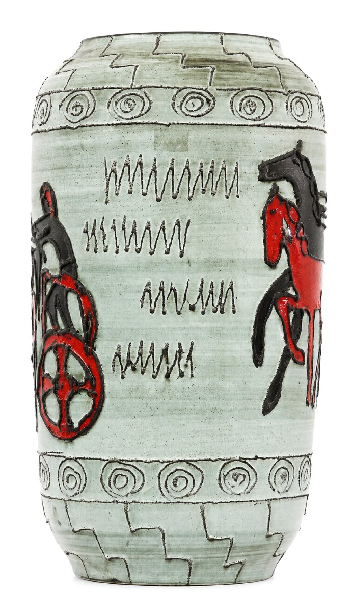 Grand vase vintage en céramique est un modèle  de Scheurich-photo-3