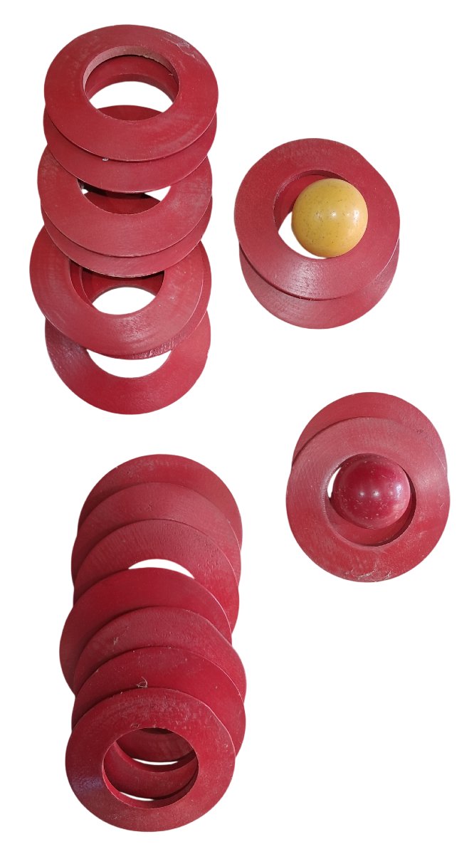 Ancien jeu JASCO coffret de mini-golf vintage en bois-photo-5