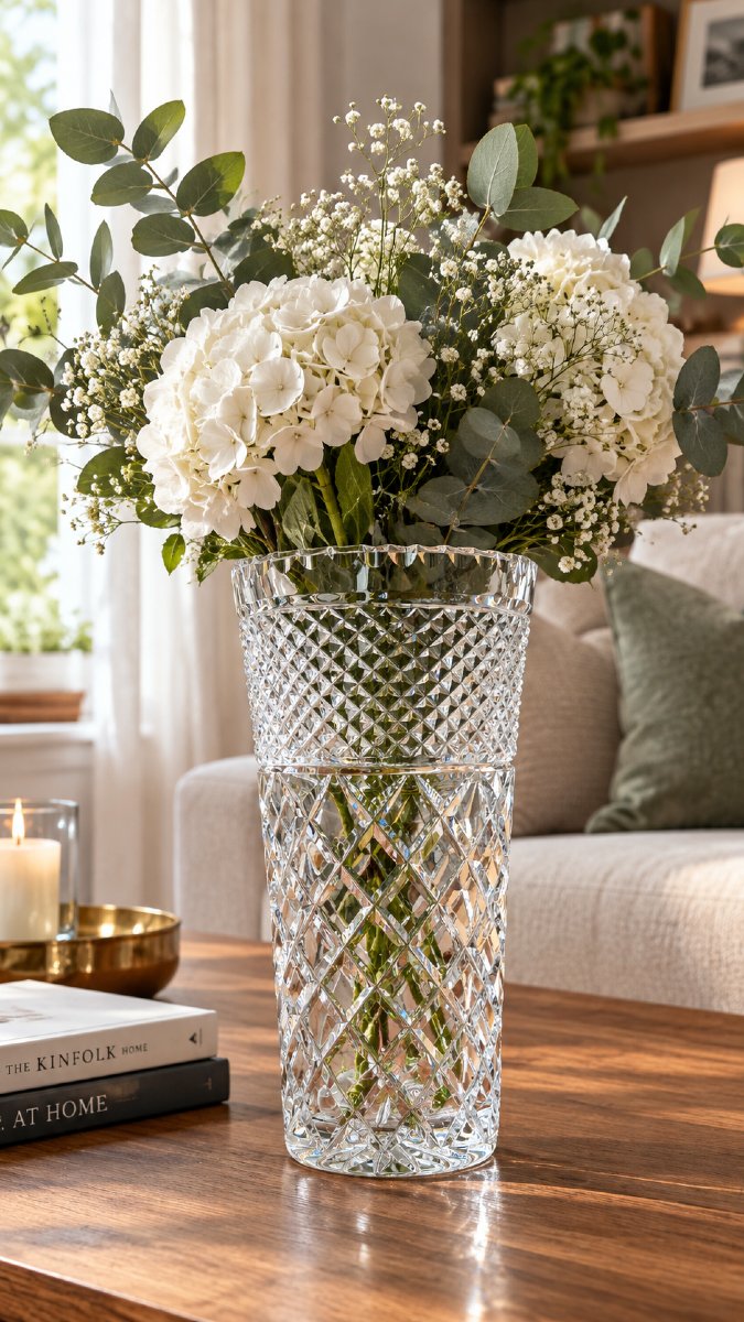 Clear Crystal Vase -photo-1