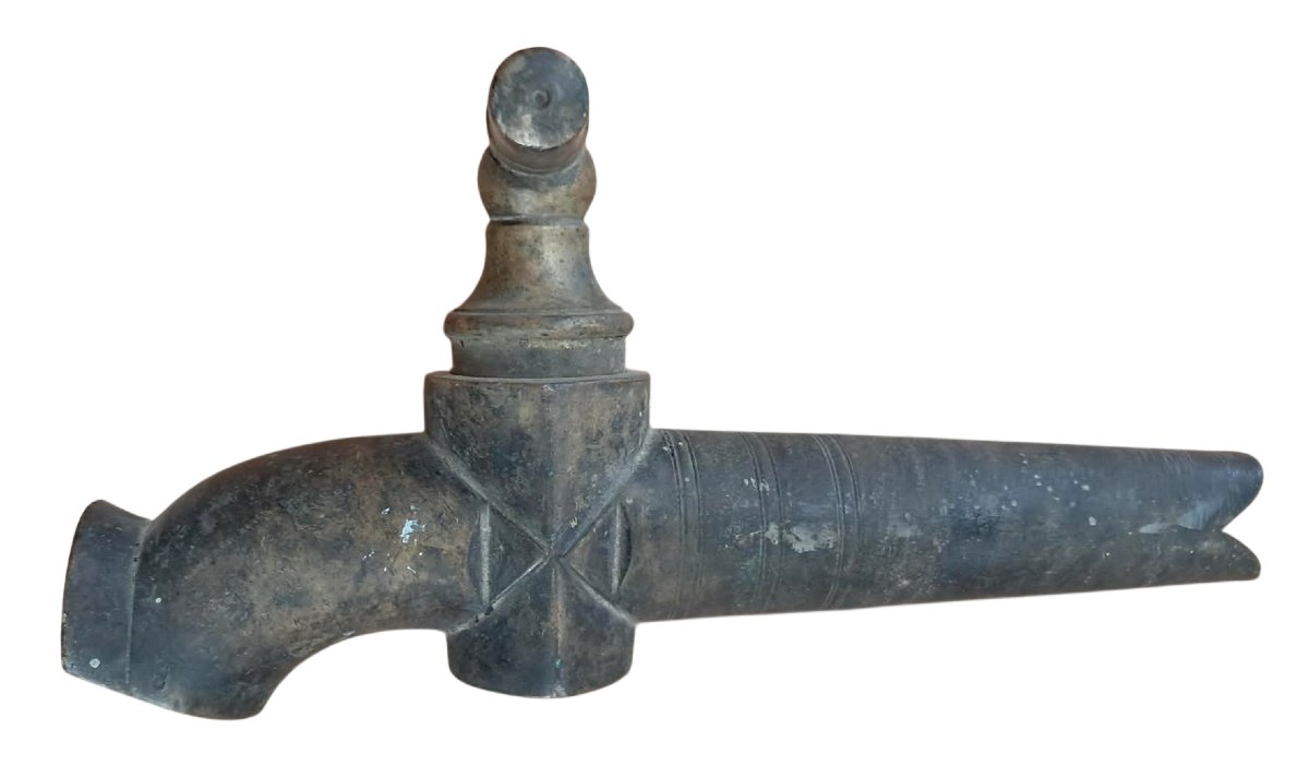 Antique Bronze Barrel Tap (cannelle) – 19th Century-photo-3