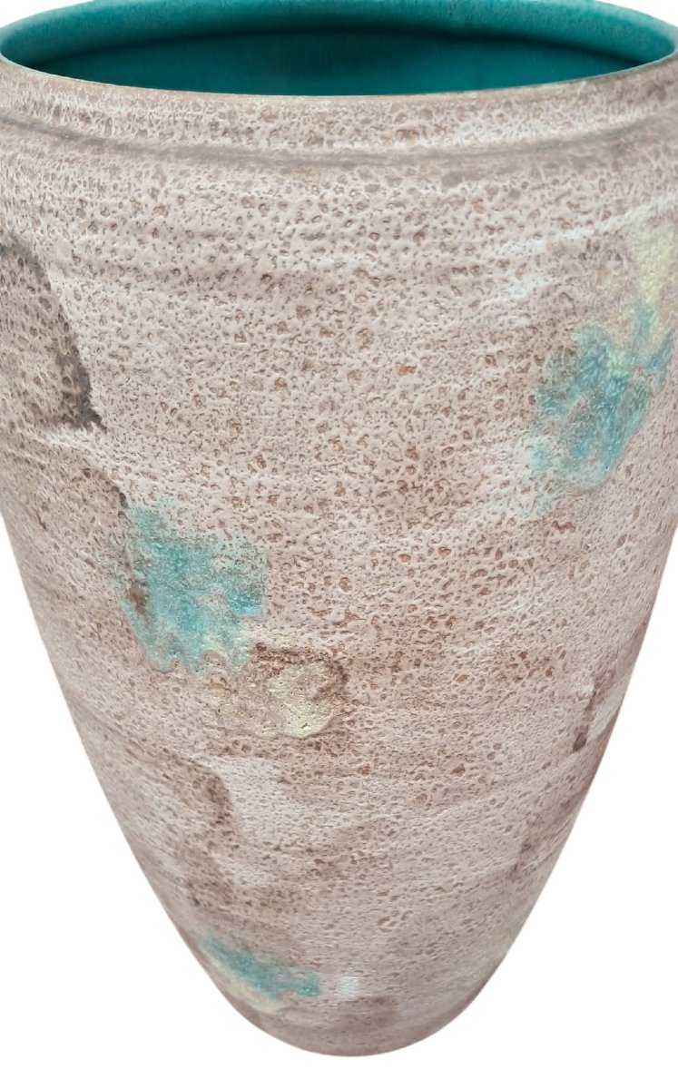  Jasba "form + Farbe" Vintage Floor Vase – West German Pottery (wgp), 1960s-photo-2