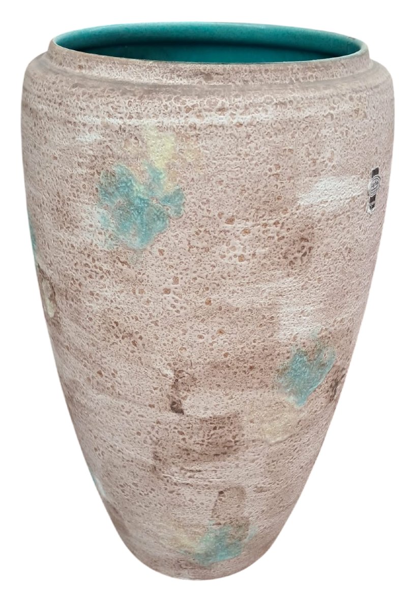  Jasba "form + Farbe" Vintage Floor Vase – West German Pottery (wgp), 1960s