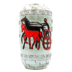Grand vase vintage en céramique est un modèle de Scheurich