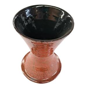  Diabolo Vase, Glazed Ceramic