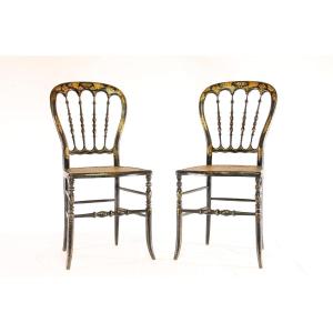 Pair Of Napoleon III Chairs