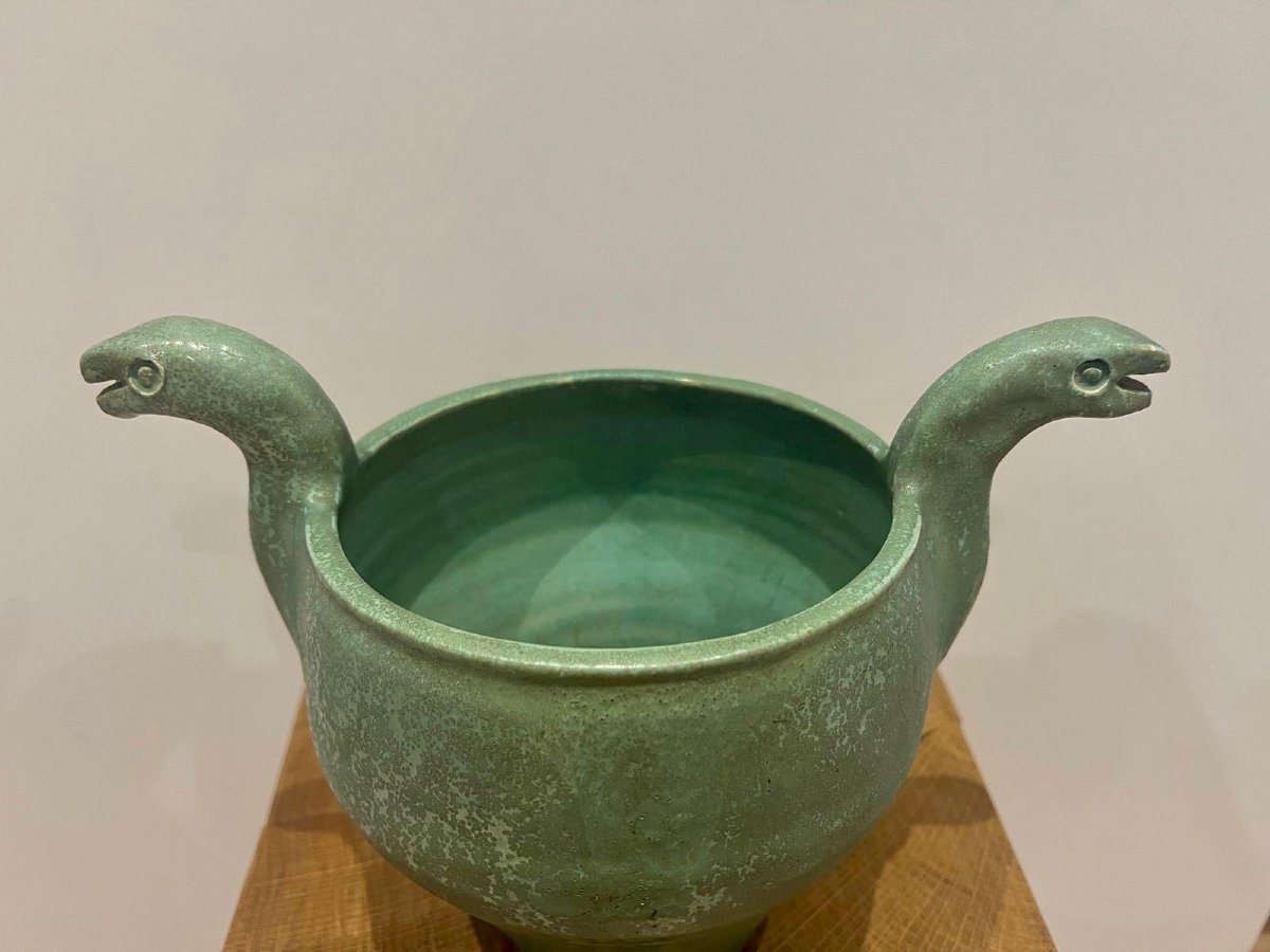 Vase Suzanne Ramié (1905-1974) & Atelier Madoura  Modèle Zoomorphe -photo-2