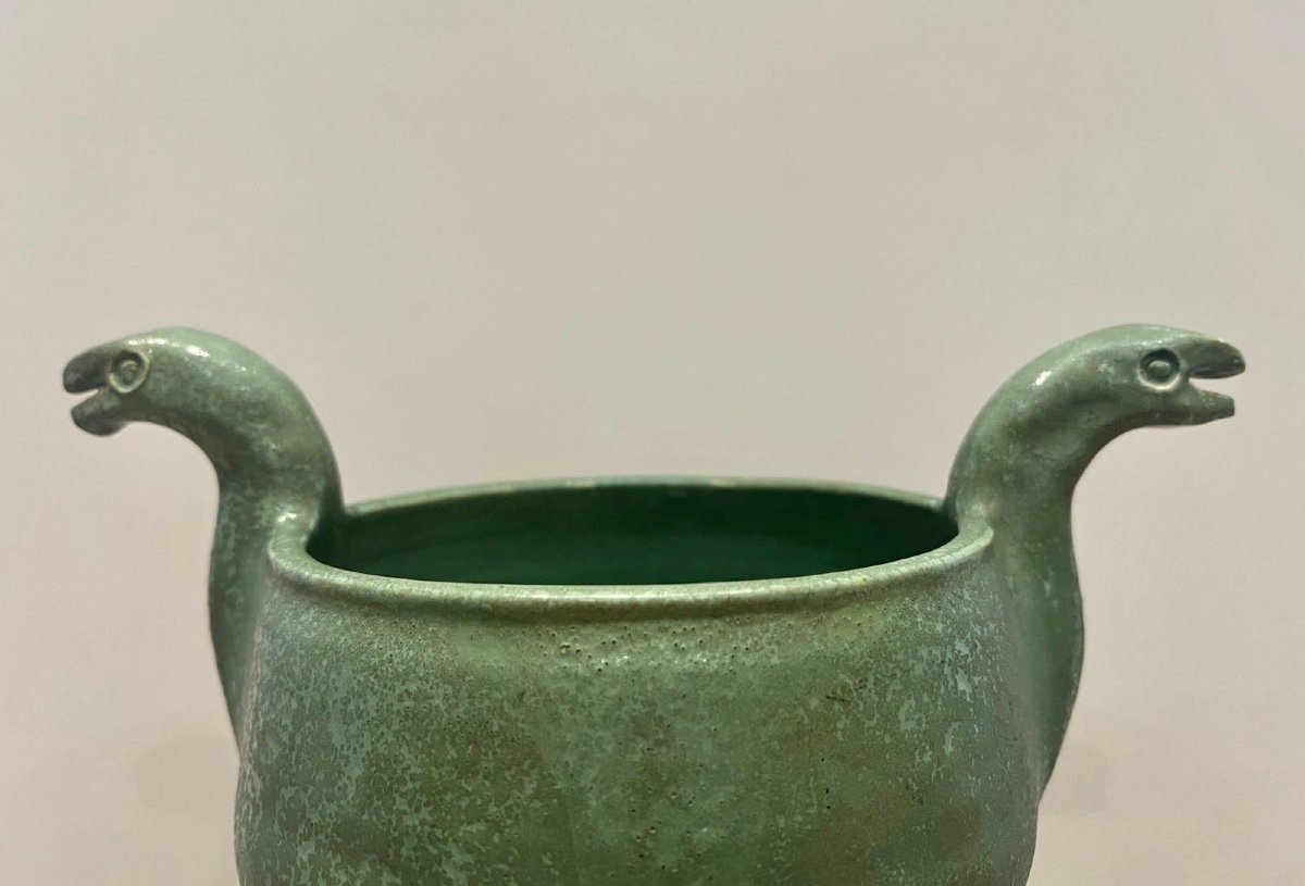Vase Suzanne Ramié (1905-1974) & Atelier Madoura  Modèle Zoomorphe -photo-3