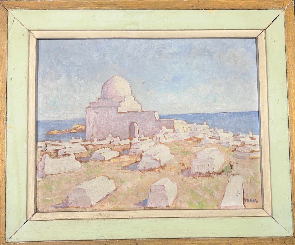 Yahia Turki (istanbul 1902- Tunis 1969) Orientalist Tunisia Mahdia