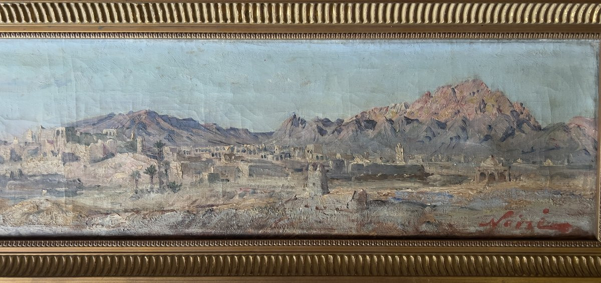 Maxime Noire (1861-1927) Orientalist Algeria-photo-2
