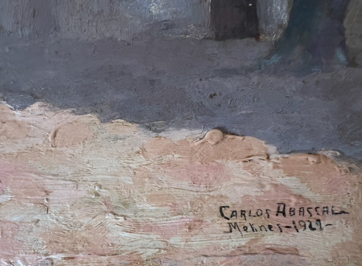 Carlos Abascal (1918-1933) Meknes, Morocco, Orientalist-photo-3