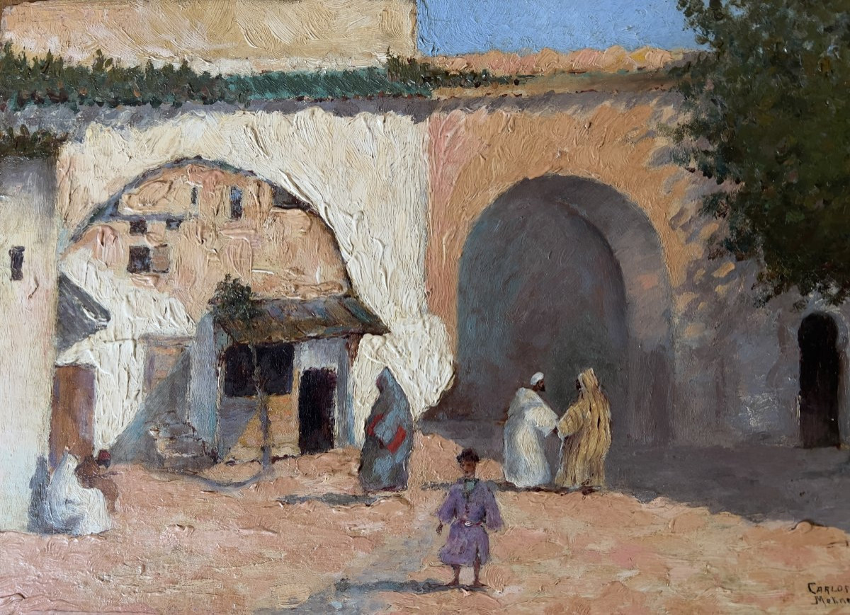 Carlos Abascal (1918-1933) Meknes, Morocco, Orientalist-photo-4