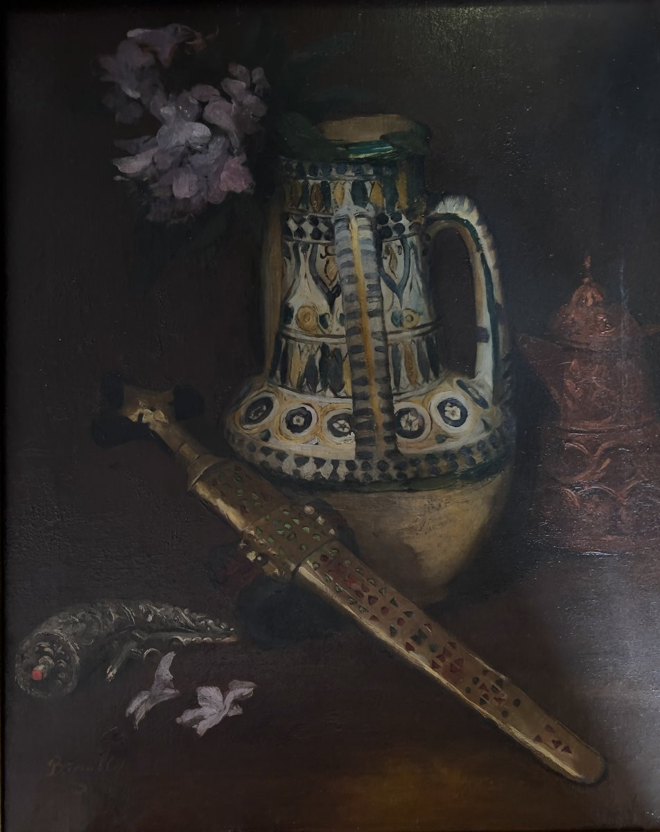 André Brouillet (1857–1914) Studio Still Life-photo-2