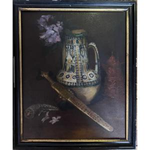 André Brouillet (1857–1914) Studio Still Life