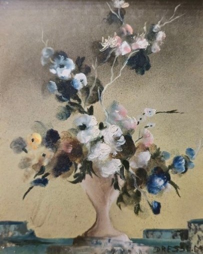 Marcel Dresse (1920-1994), Bouquet De Fleurs Surréaliste 