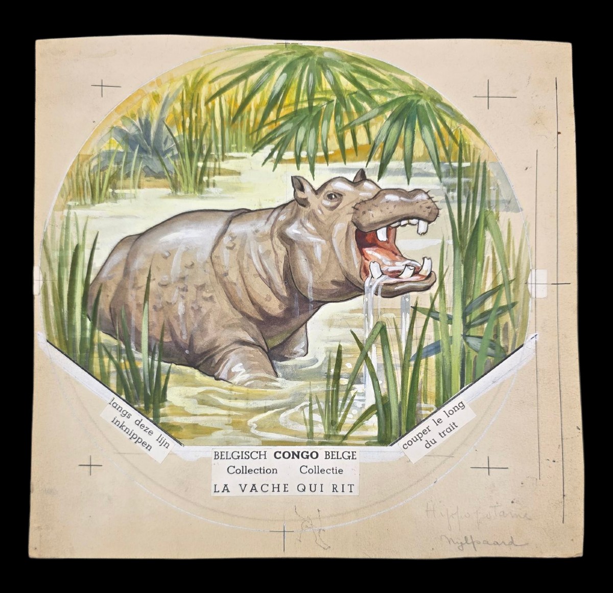 Andre Hallet (1890-1959) - Illustration Project For The Laughing Cow