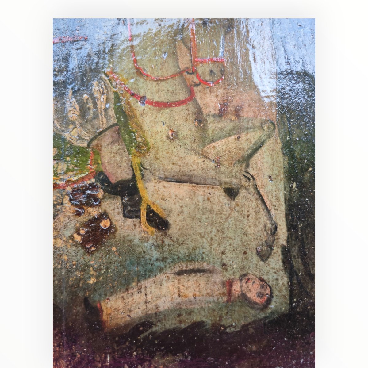 Saint James (santiago Matamoros) - 17-18th Century Oil Painting -photo-3