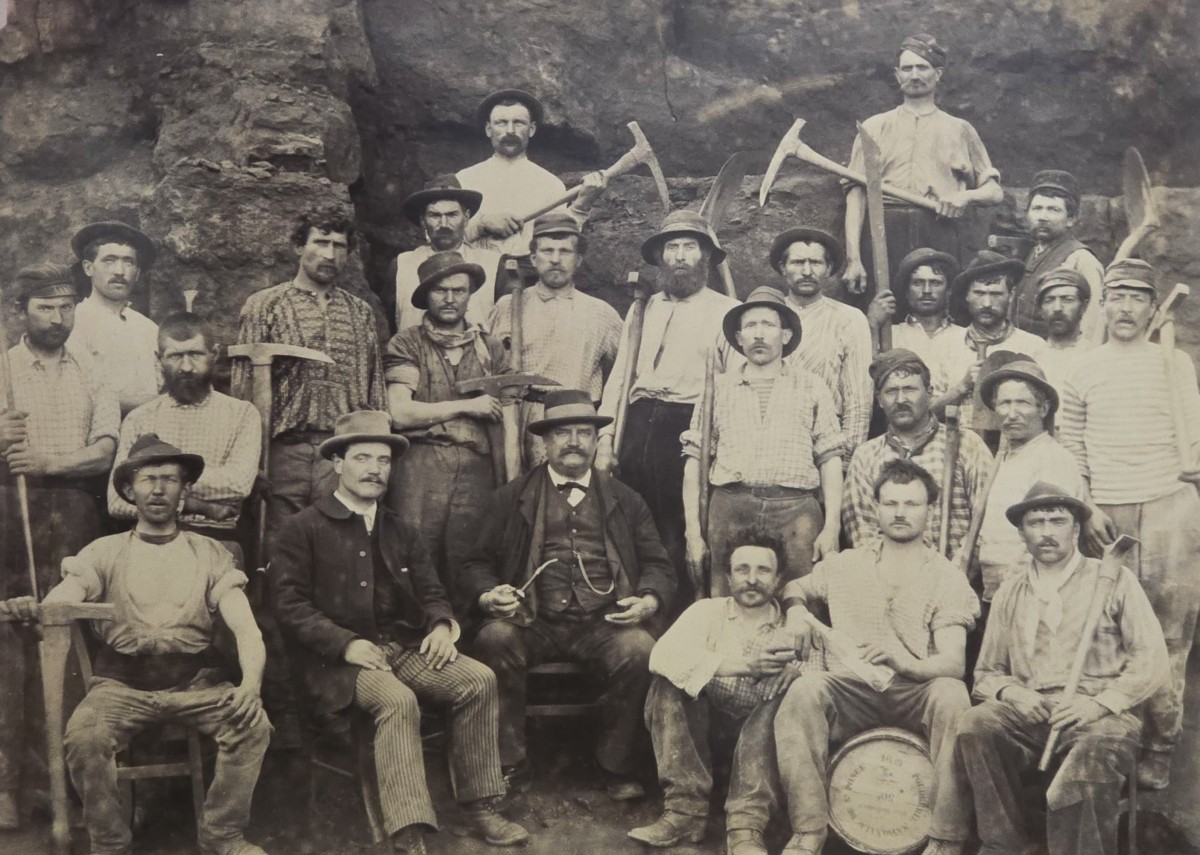 Poudrerie nationale de Saint Ponce - 1891 Tirage albuminé d’époque 
