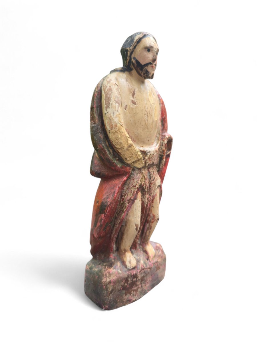 Christ en bois sculpté hispanique 18-19eme-photo-2