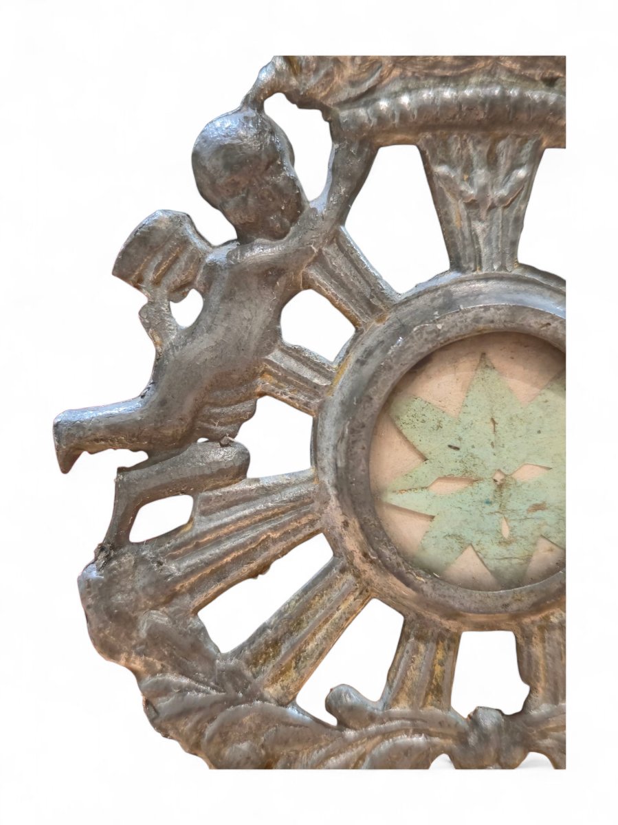Ostentatious Reliquary - Pewter - 18th Century -photo-2