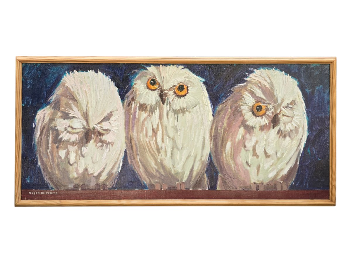 Roger Duterme (1919-1997) - The Three Owls-photo-1