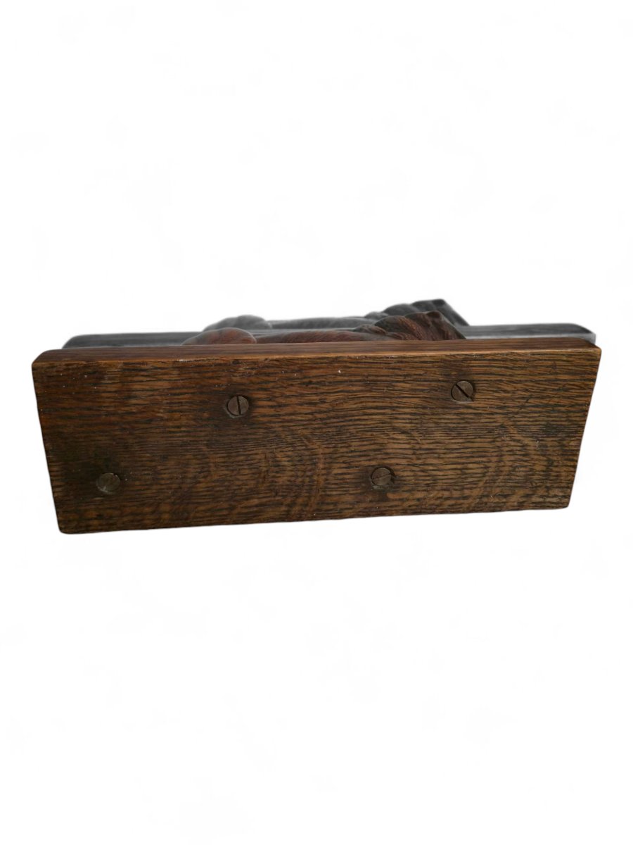 Lion en bois sculpté-photo-3