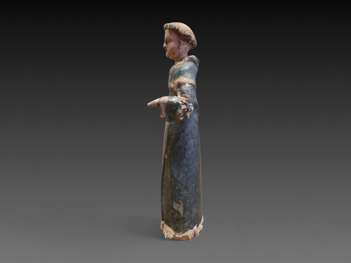 Saint Anthony Of Padua, 17th Century Statue-photo-2