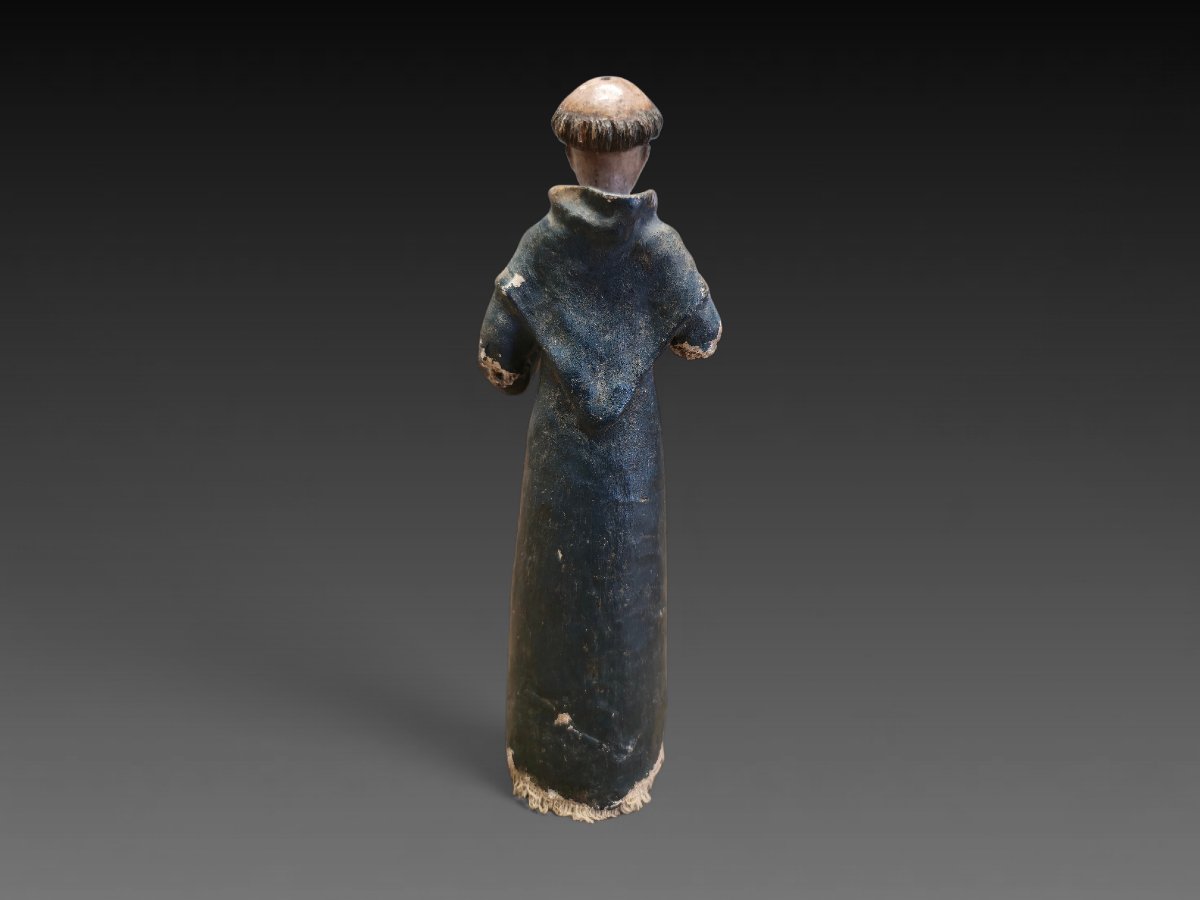 Saint Anthony Of Padua, 17th Century Statue-photo-4