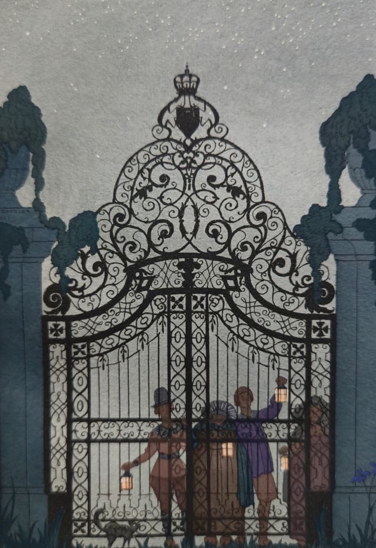 René Boylesve - Le carosse aux deux lézards verts - aquarelles de George Barbier