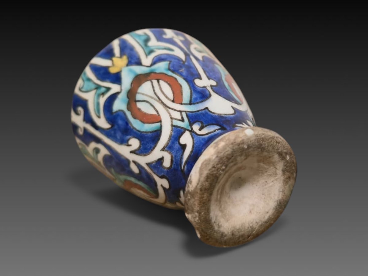 Kutayha, Türkiye - Small Vase, 19th - Early 20th Centuries -photo-5