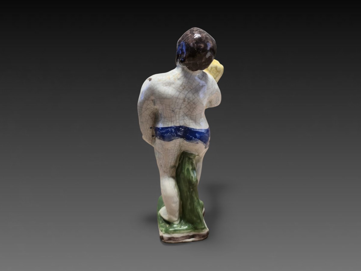 Faience de Bruxelle - Allégorie de l'été - faience - vers 1800-photo-2