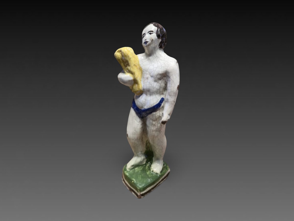 Faience de Bruxelle - Allégorie de l'été - faience - vers 1800-photo-3